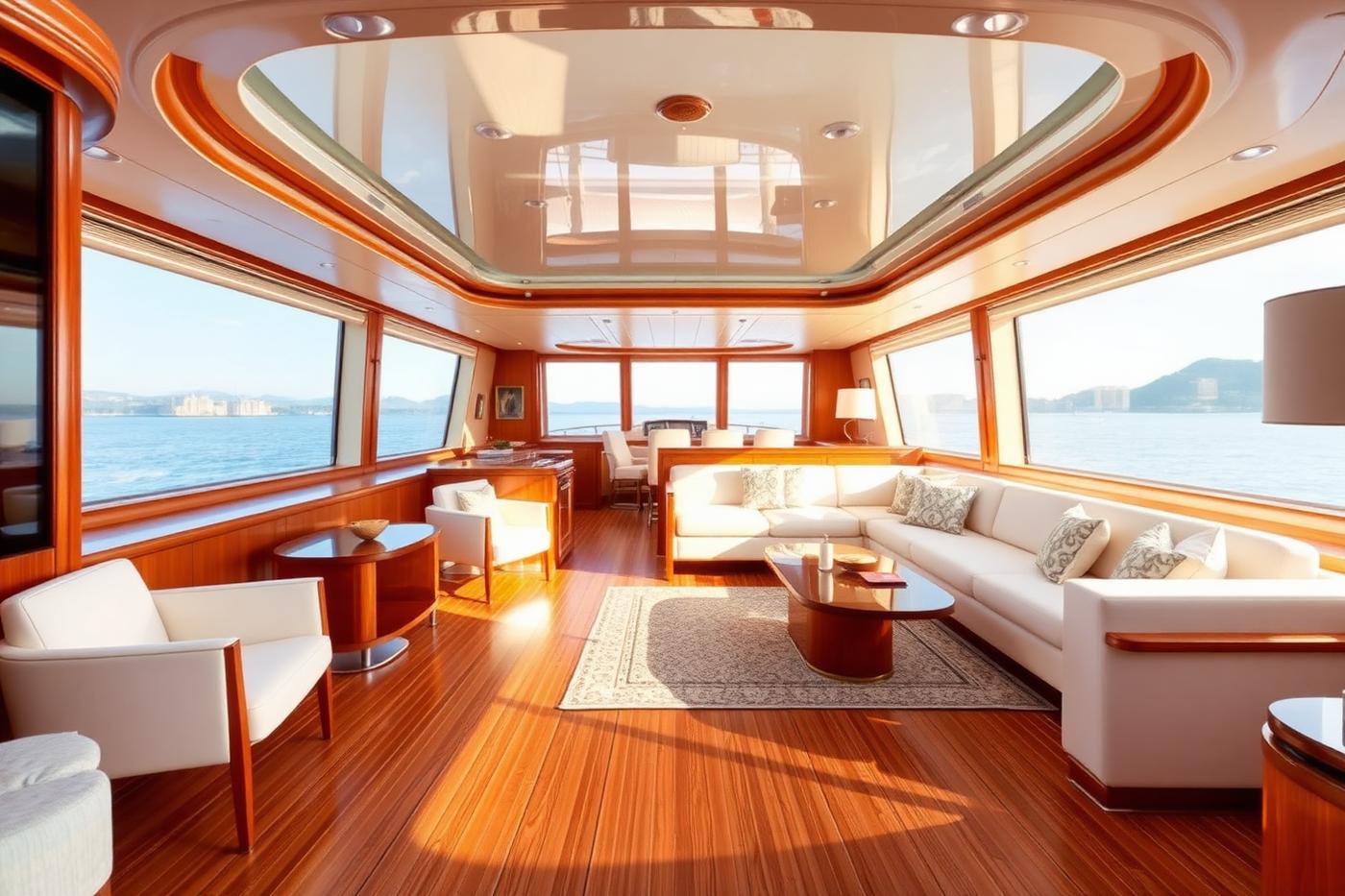 Yacht interior